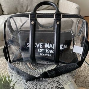 Steve Madden Clear Satchel